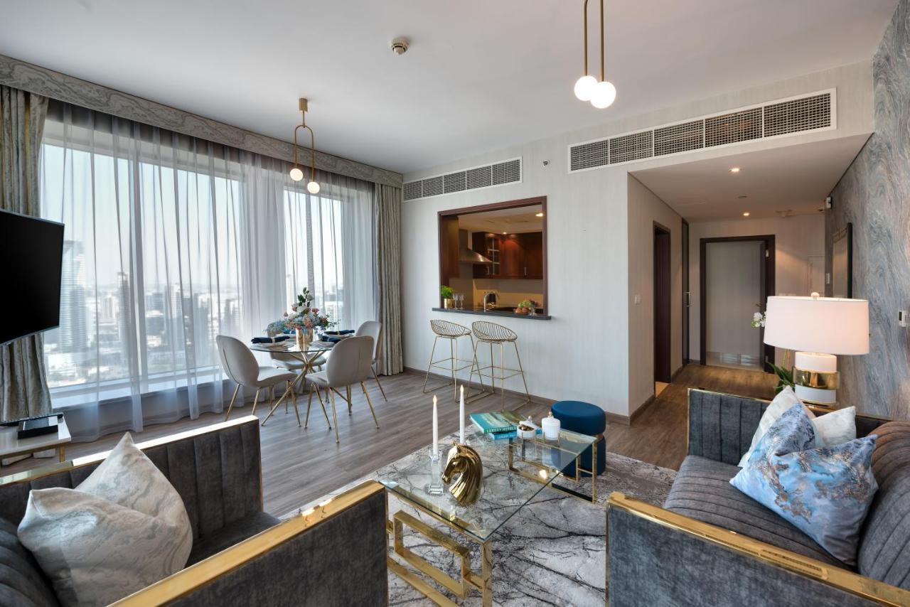 Durrani Homes - Designer 2Br Apt With Stunning Burj Khalifa And Fountain View 迪拜 外观 照片