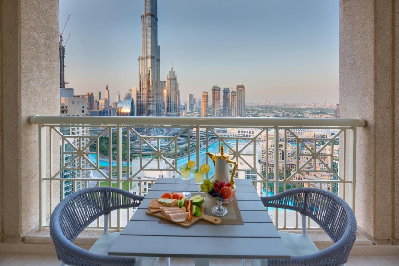 Durrani Homes - Designer 2Br Apt With Stunning Burj Khalifa And Fountain View 迪拜 外观 照片