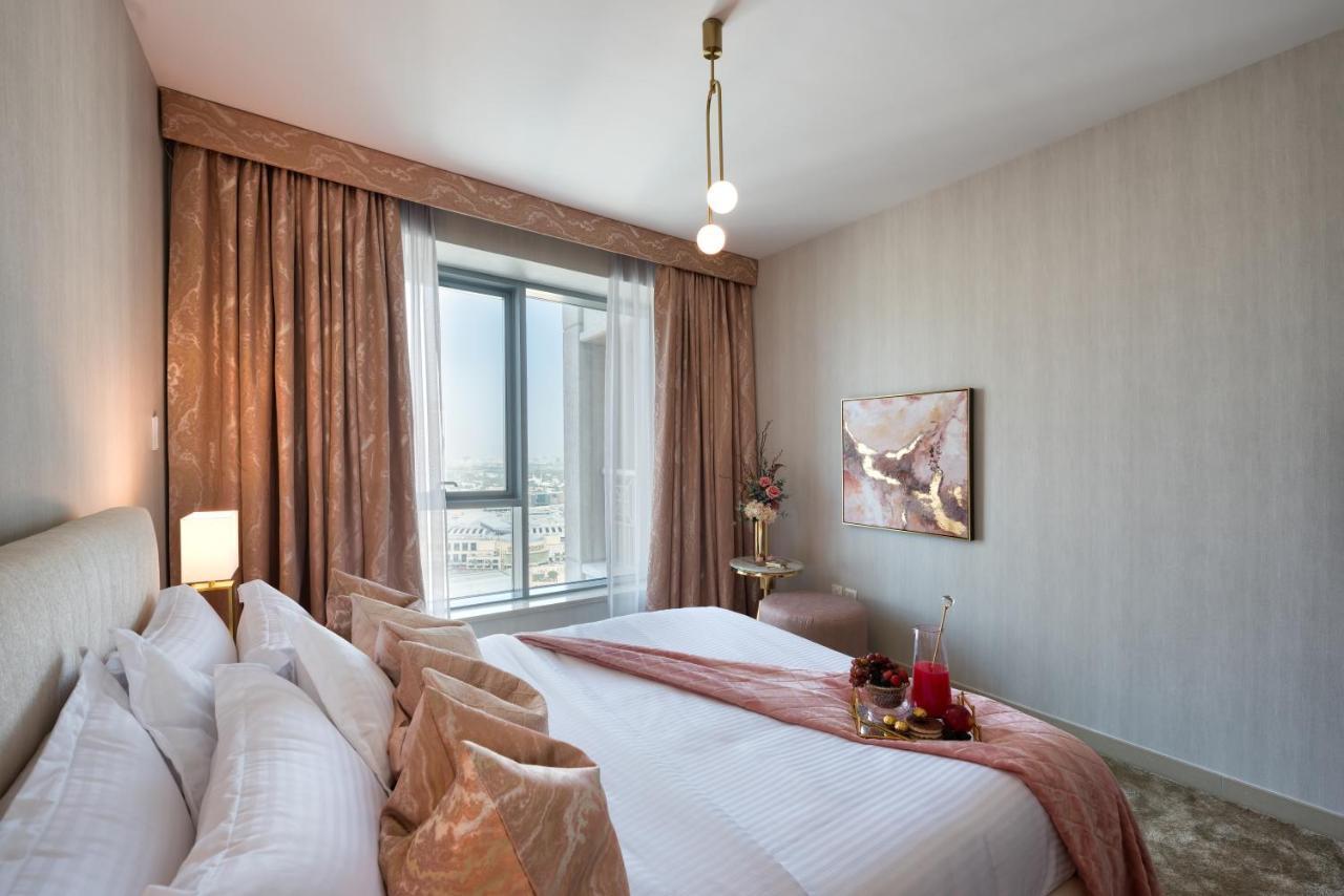 Durrani Homes - Designer 2Br Apt With Stunning Burj Khalifa And Fountain View 迪拜 外观 照片