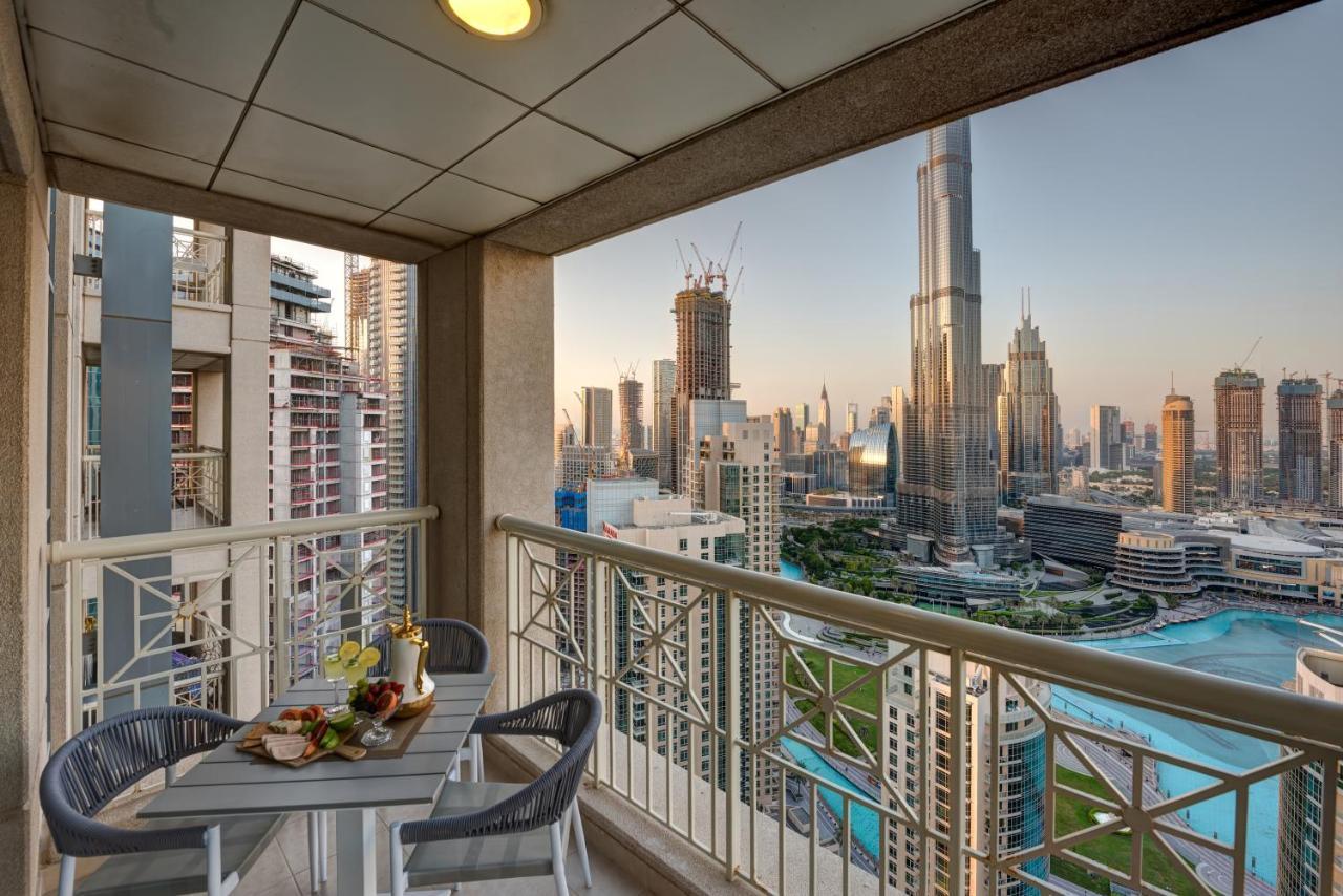 Durrani Homes - Designer 2Br Apt With Stunning Burj Khalifa And Fountain View 迪拜 外观 照片