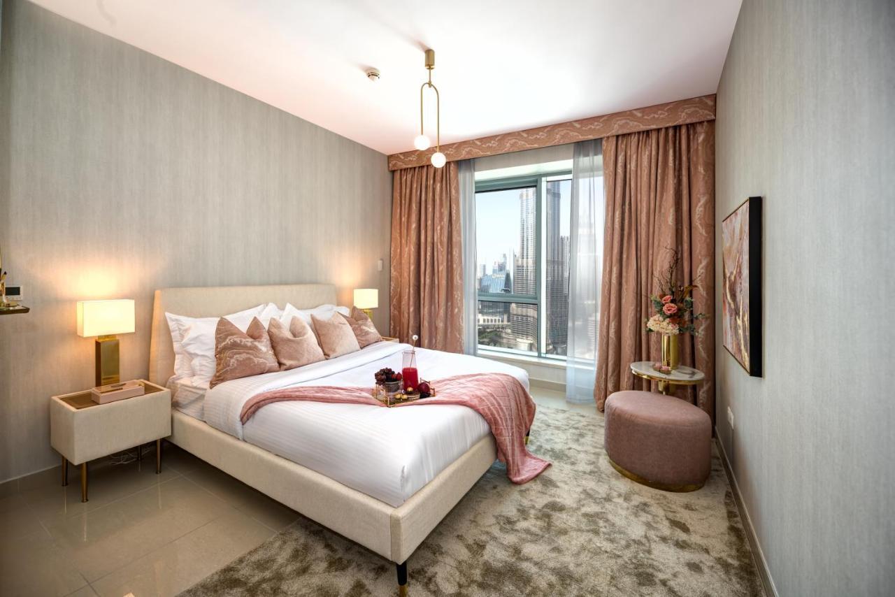 Durrani Homes - Designer 2Br Apt With Stunning Burj Khalifa And Fountain View 迪拜 外观 照片
